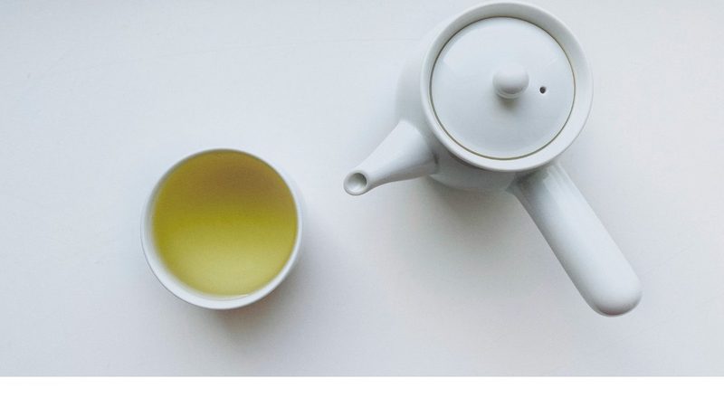 A Japanese side-handle kyusu teapot