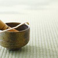 Handmade ceramic matcha bowl